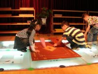 粉紅塔、、棕色梯的延伸