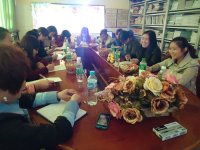 參加家委會(huì)的成員積極發(fā)言，為我園提出寶貴意見